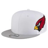Arizona Cardinals New Era Helmet 9FIFTY Snapback Hat White
