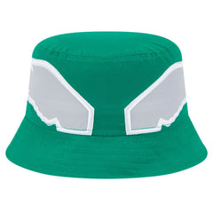 Philadelphia Eagles New Era Helmet Bucket Hat Kelly Green