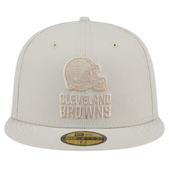 Cleveland Browns New Era Color Pack 59FIFTY Fitted Hat Stone