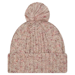 New York Jets New Era Women's Trendy Tone Cuffed Knit Hat with Pom Stone