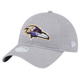 Baltimore Ravens New Era Women's Main 9TWENTY Adjustable Hat Gray