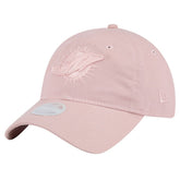 Miami Dolphins New Era Women's Main 9TWENTY Adjustable Hat Light Pink