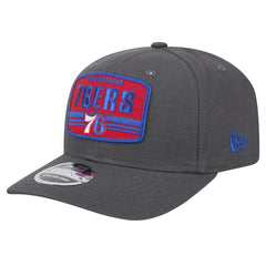 Philadelphia 76ers Team Elevated Patch 9SEVENTY Adjustable Hat Graphite