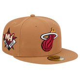 Miami Heat Color Pack 59FIFTY Fitted Hat Tan
