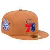 Philadelphia 76ers Color Pack 59FIFTY Fitted Hat Tan