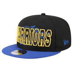 Golden State Warriors Sport Night Splatter 2-Tone 9FIFTY Snapback Hat Black/Royal