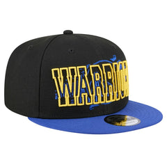 Golden State Warriors Sport Night Splatter 2-Tone 9FIFTY Snapback Hat Black/Royal