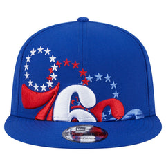 Philadelphia 76ers Sport Night Team Shadow 9FIFTY Snapback Hat Royal