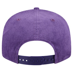 Los Angeles Lakers Throwback Display Corduroy 9FIFTY Snapback Hat Purple