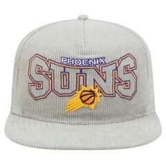 Phoenix Suns Throwback Corduroy Golfer Snapback Hat Gray