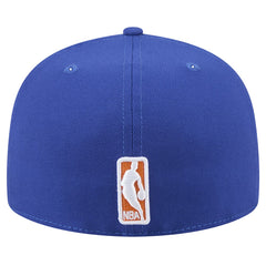 New York Knicks Throwback Pennant 59FIFTY Fitted Hat Blue