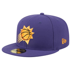 Phoenix Suns Throwback Pennant 59FIFTY Fitted Hat Purple
