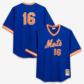 MLB Dwight Gooden New York Mets Profile Big & Tall Cooperstown Collection Mesh Batting Practice Jersey - Royal