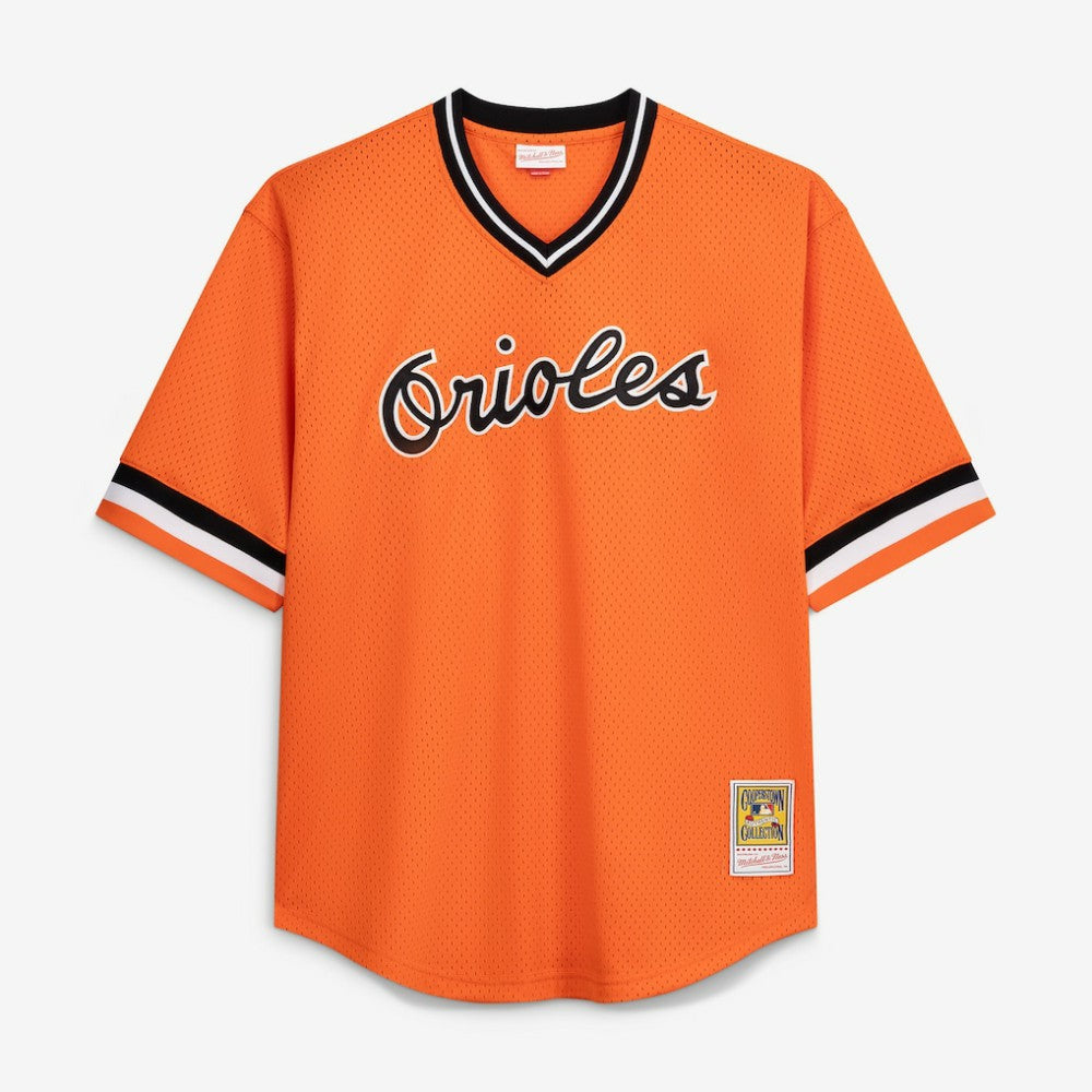 MLB Cal Ripken Jr. Baltimore Orioles Profile Big & Tall Cooperstown Collection Mesh Batting Practice Jersey - Orange