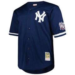 MLB Derek Jeter New York Yankees Mitchell & Ness Big & Tall Cooperstown Mesh Batting Practice Jersey - Navy