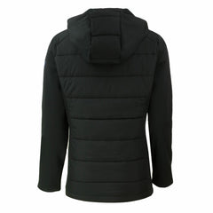 Green Bay Packers Cutter & Buck Women's Evoke PrimaLoft Hybrid Eco Softshell Recycled Full-Zip Hooded Jacket Black