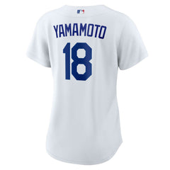 MLB Yoshinobu Yamamoto Los Angeles Dodgers Nike Women's Home Replica Player Jersey - White