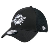 New Era Miami Dolphins Black Main Neo 39THIRTY Flex Hat