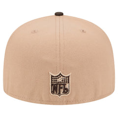 Cleveland Browns New Era Throwback Logo Main 59FIFTY Fitted Hat Tan