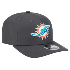 Miami Dolphins New Era Main 9SEVENTY Stretch-Snap Hat Graphite