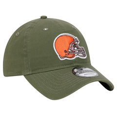 Cleveland Browns New Era Main 9TWENTY Adjustable Hat Olive
