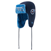 Tennessee Titans New Era Helmet Head Trapper Knit Hat Navy