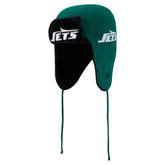 New York Jets New Era Helmet Head Trapper Knit Hat Green