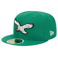 Philadelphia Eagles New Era Youth Main 59FIFTY Fitted Hat Kelly Green