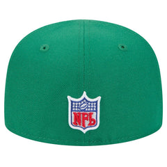 Philadelphia Eagles New Era Youth Main 59FIFTY Fitted Hat Kelly Green