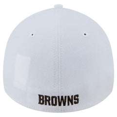 Cleveland Browns New Era Main 39THIRTY Flex Hat White