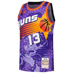 NBA Steve Nash Phoenix Suns 1996/97 Hardwood Classics Asian Heritage 6.0 Swingman Throwback Player Jersey - Purple