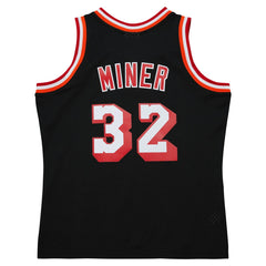 NBA Harold Miner Miami Heat 1992/93 Hardwood Classics Swingman Throwback Jersey - Black