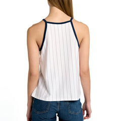 Chicago Cubs Lusso Women's Nahla Tank Top - White Tanks
