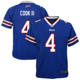 James Cook III Buffalo Bills Youth Game Jersey Royal