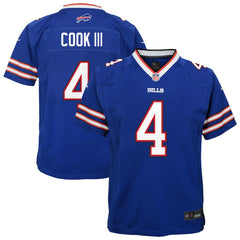 NFL James Cook III Buffalo Bills Youth Game Jersey - Royal
