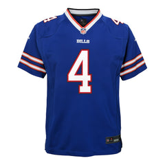 James Cook III Buffalo Bills Youth Game Jersey Royal
