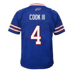 NFL James Cook III Buffalo Bills Youth Game Jersey - Royal
