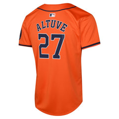 MLB Jose Altuve Houston Astros Nike Youth Alternate Limited Player Jersey?¨C Orange