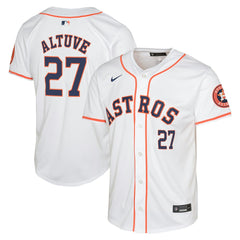 MLB Jose Altuve Houston Astros Nike Youth Home Limited Player Jersey - White