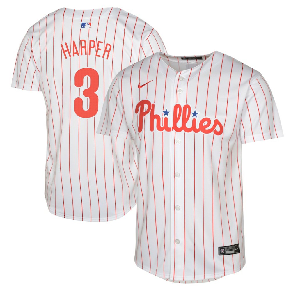 MLB Bryce Harper Philadelphia Phillies Youth Limited Player Jersey - White