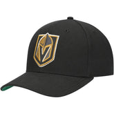 NHL Vegas Golden Knights Mitchell & Ness Team Ground Pro Adjustable Hat - Black
