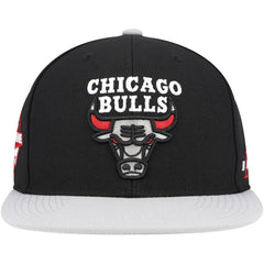 Chicago Bulls Core Snapback Hat Black/Gray