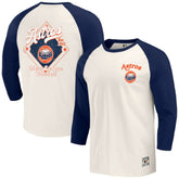 Houston Astros Darius Rucker Collection by Fanatics Cooperstown Collection Raglan 3/4-Sleeve T-Shirt - Navy/White T-shirts