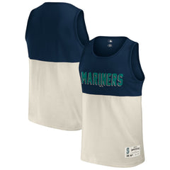 Seattle Mariners Darius Rucker Collection by Fanatics Colorblock Tank Top - Navy Tanks