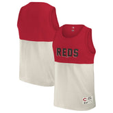 Cincinnati Reds Darius Rucker Collection by Fanatics Colorblock Tank Top - Red Tanks