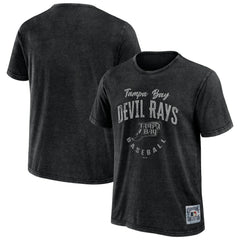Tampa Bay Rays Darius Rucker Collection by Fanatics Cooperstown Collection Washed T-Shirt - Black T-shirts