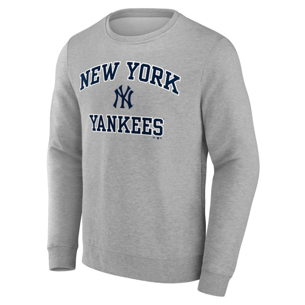 New York Yankees Heart & Soul Pullover Sweatshirt - Gray Pullover