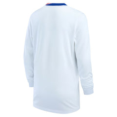 USMNT Youth 2024 Home Replica Long Sleeve Jersey White shop