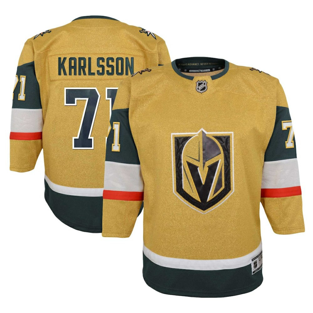 NHL William Karlsson Vegas Golden Knights Youth Home Premier Player Jersey - Gold