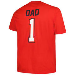 St. Louis Cardinals Profile Big & Tall #1 Dad T-Shirt - Red T-shirts